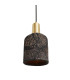 Osier Pendant Black Clay Satin Brass-2