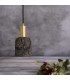 Osier Pendant Black Clay Satin Brass-4