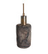 Senna Pendant Black Clay Antique Brass-3
