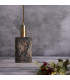 Senna Pendant Black Clay Antique Brass-4