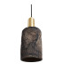 Senna Pendant Black Clay Satin Brass-2