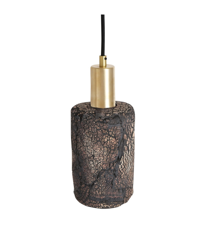 Senna Pendant Black Clay Satin Brass-3