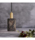 Senna Pendant Black Clay Satin Brass-4