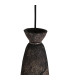 Pando Pendant Black Clay Antique Silver-3