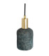 Osier Pendant Blue Earth Polished Brass-3