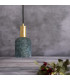 Osier Pendant Blue Earth Polished Brass-4
