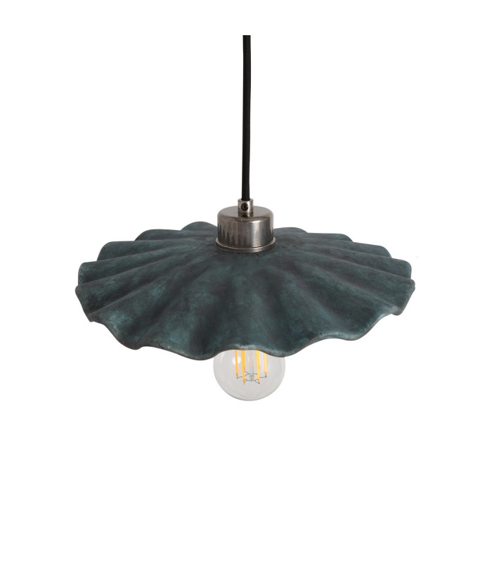 Kapok Pendant Blue Earth Antique Silver-3