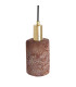 Senna Pendant Red Iron Polished Brass-3