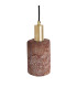 Senna Pendant Red Iron Satin Brass-3