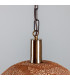Kauri Dome Pendant 37cm Red Iron Antique Brass-4