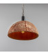 Kauri Dome Pendant 37cm Red Iron Antique Silver-2