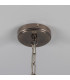 Kauri Dome Pendant 37cm Red Iron Antique Silver-5