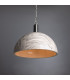 Kauri Dome Pendant 37cm Marbled Antique Silver-3