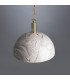 Kauri Dome Pendant 37cm Marbled Polished Brass-1