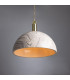 Kauri Dome Pendant 37cm Marbled Polished Brass-3