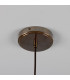 Tilia Ceramic Dome Pendant Matte White Antique Brass-4