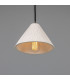 Tilia Ceramic Dome Pendant Matte White Antique Silver-2
