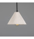 Tilia Ceramic Dome Pendant Matte White Matte Black-1