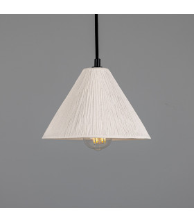 Tilia Ceramic Dome Pendant Matte White Matte Black-1