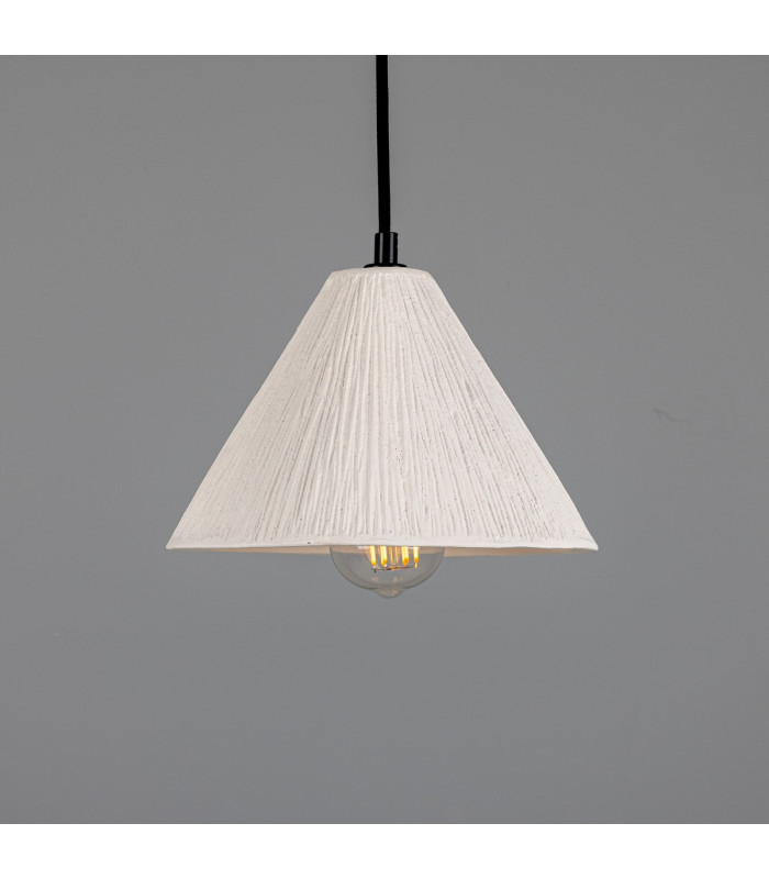 Tilia Ceramic Dome Pendant Matte White Matte Black-1