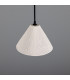 Tilia Ceramic Dome Pendant Matte White Matte Black-3