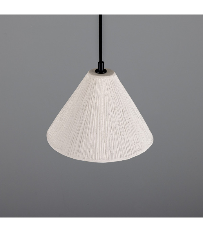 Tilia Ceramic Dome Pendant Matte White Matte Black-3