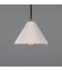 Tilia Ceramic Dome Pendant Matte White Polished Brass-1