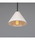 Tilia Ceramic Dome Pendant Matte White Polished Brass-2