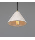 Tilia Ceramic Dome Pendant Matte White Satin Brass-2