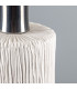 Senna Pendant Matte White Striped Antique Silver-4
