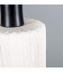 Senna Pendant Matte White Striped Matte Black-4
