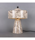 Seville Ceramic Table Lamp Marbled Matte Black-1