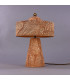 Seville Ceramic Table Lamp Red Iron Antique Brass-1
