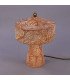 Seville Ceramic Table Lamp Red Iron Antique Brass-3