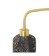 Osier Wall Light Black Clay Satin Brass-5