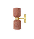 Sakura Wall Light Red Iron Satin Brass-3