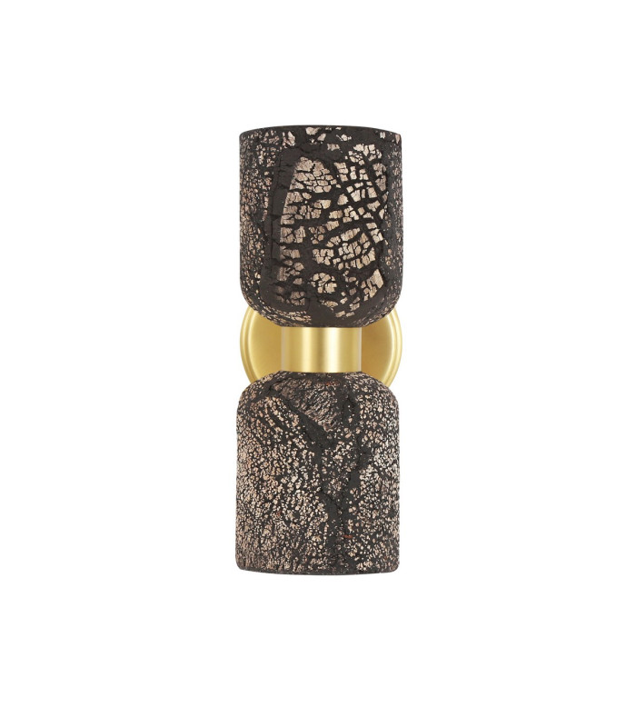 Sakura Wall Light Black Clay Satin Brass-1