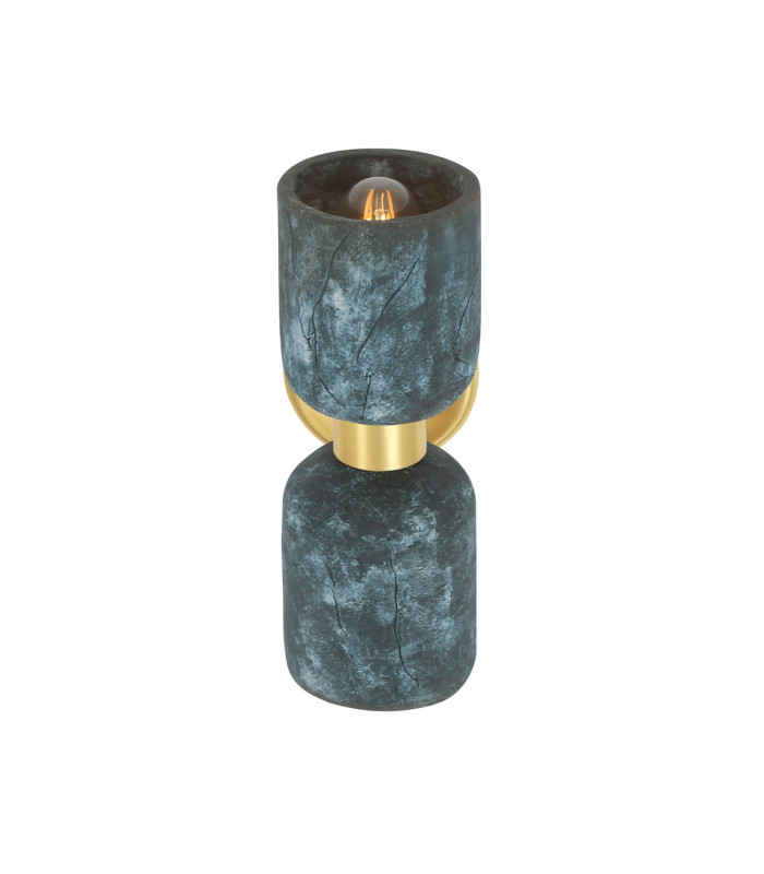 Sakura Wall Light Blue Earth Satin Brass-4