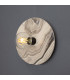 Bog Oak Wall Light Marbled Matt Black-1