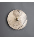 Bog Oak Wall Light Marbled Matt Black-2