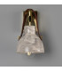 Nagi Wall Light Marbled Polished Brass Red Strap-2