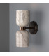 Sakura Wall Light Marbled Antique Brass-1