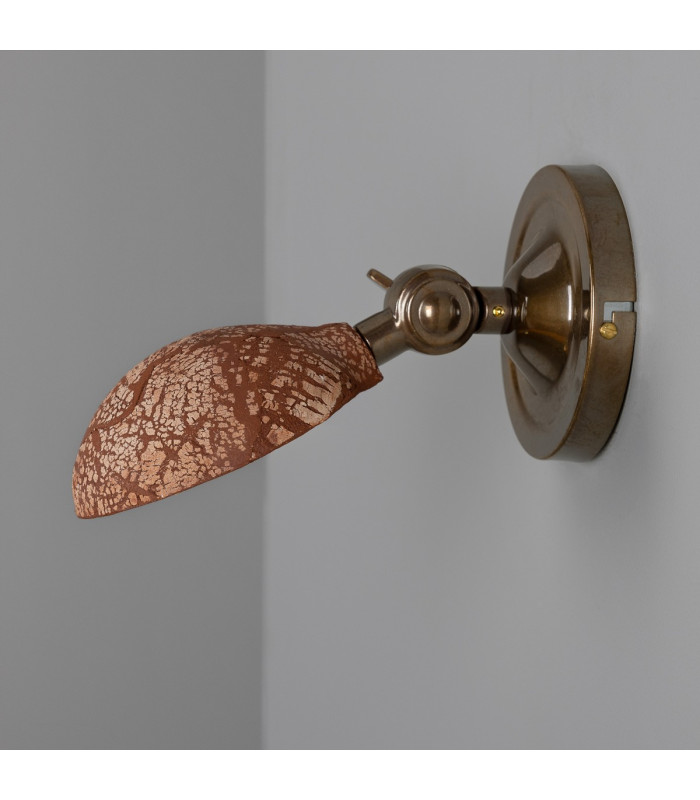 Coco Wall Light Red Iron Antique Brass-4