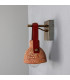 Nagi Wall Light Red Iron Antique Brass Red Strap-5
