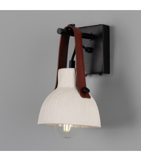 Nagi WL Matte White Striped Matt Black Red Strap-1