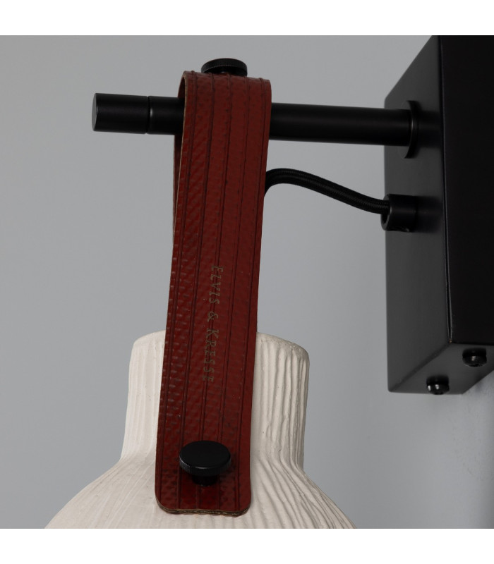 Nagi WL Matte White Striped Matt Black Red Strap-5