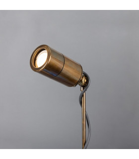 Yara Outdoor Outdoor Spotlight Antique Brass IP65-1