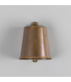 Wade Outdoor Wall Mounted Spotlight Antique Brass IP54-2