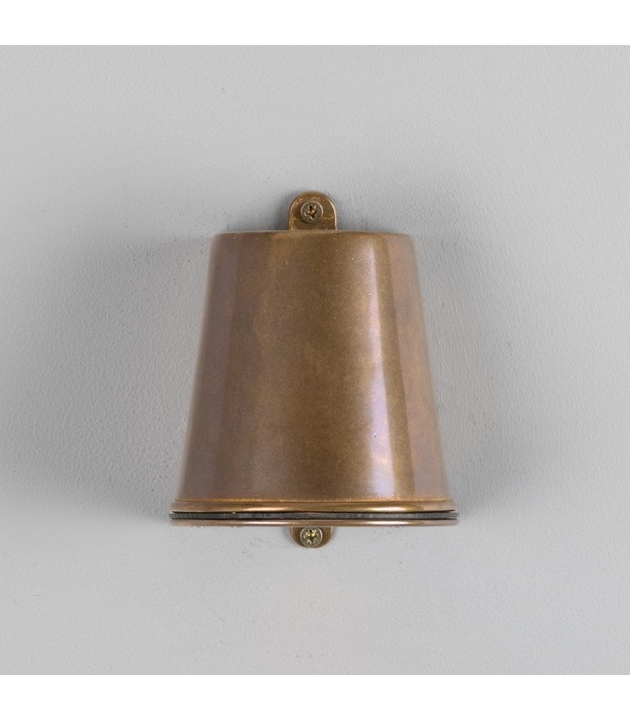 Wade Outdoor Wall Mounted Spotlight Antique Brass IP54-2