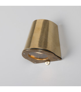 Wade Outdoor Wall Mounted Spotlight Raw Brass IP54-1